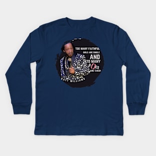 Katt Williams Comedy Kids Long Sleeve T-Shirt